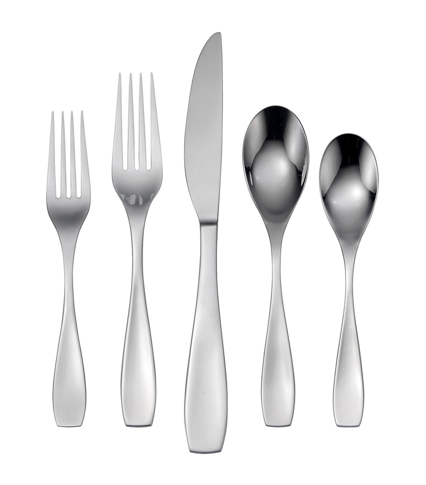 oneida calm 45-piece flatware set, service for 8