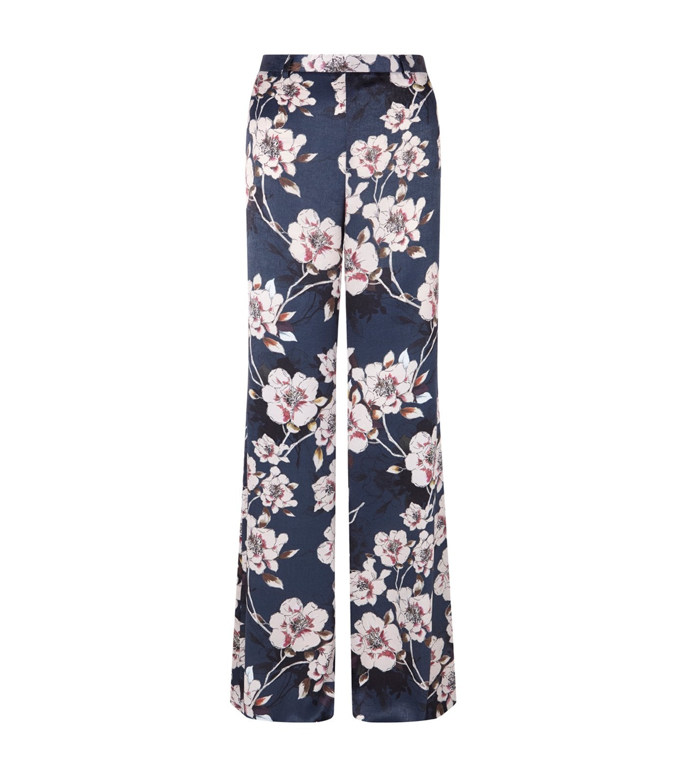 pedro del hierro floral relaxed wide leg pants