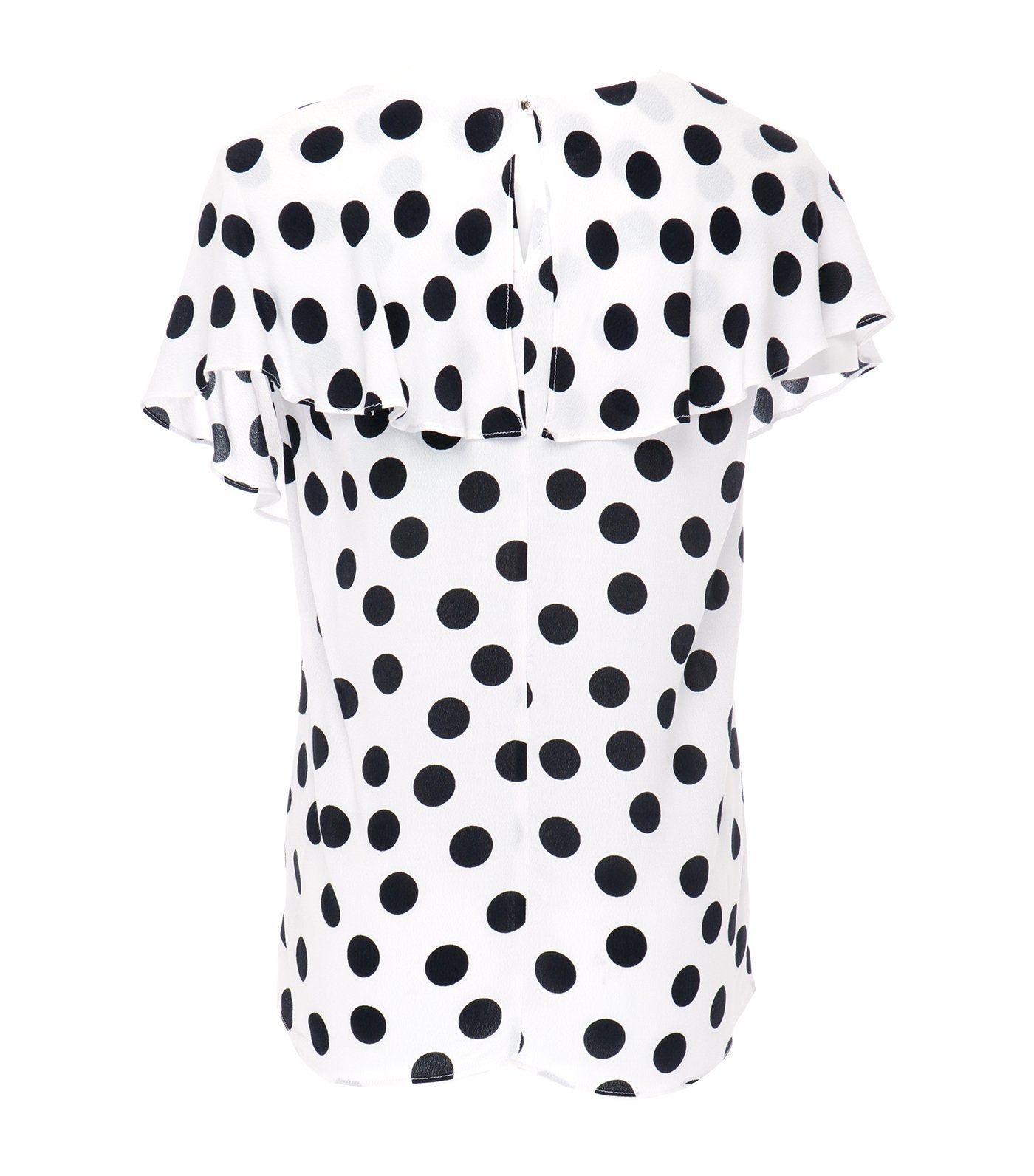 pedro del hierro polka dot v-neck top