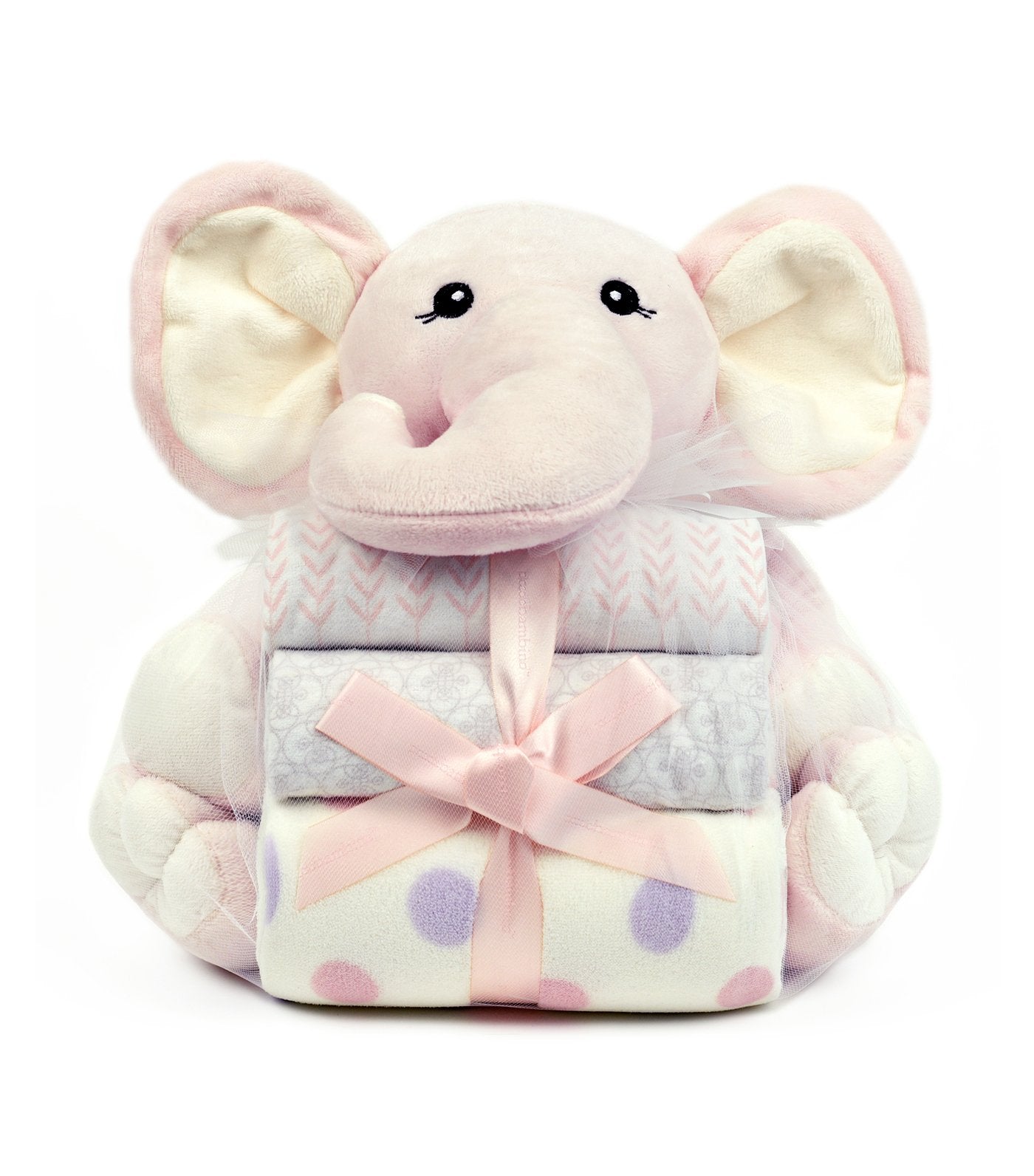 piccolo bambino baby first blanket and toy elephant