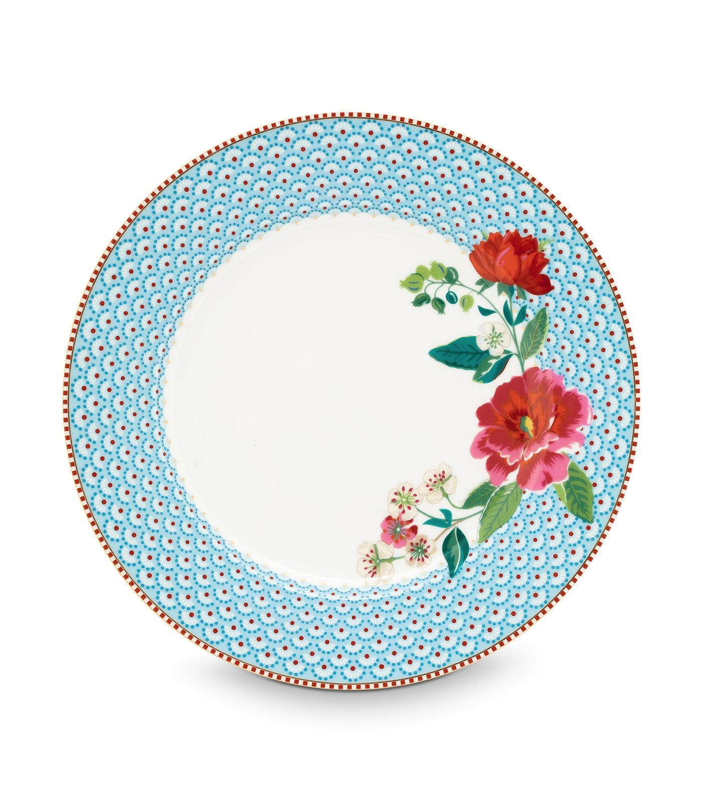 pip studio rose blue plate 26.5 cm