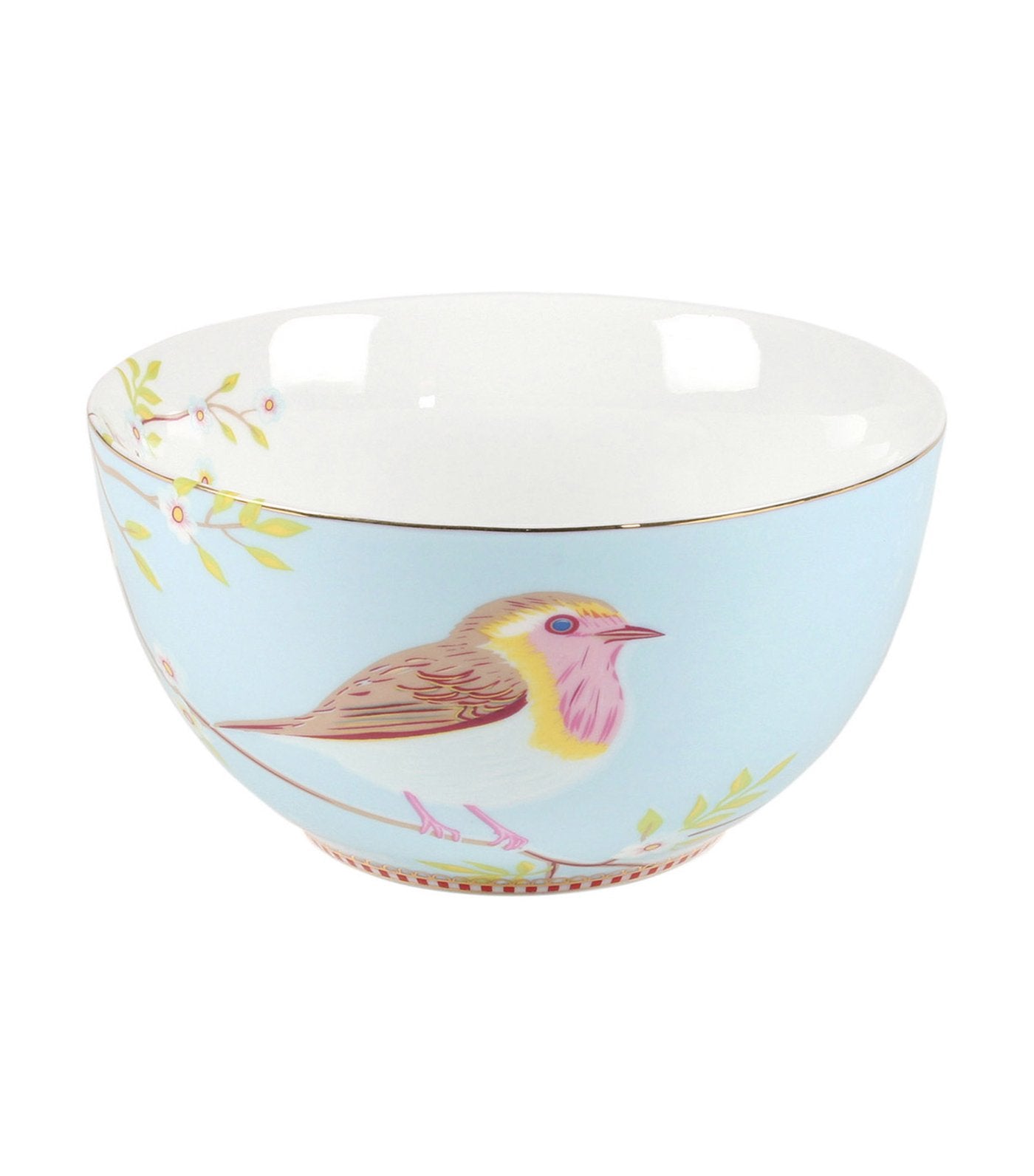 pip studio's early bird blue bowl-15 cm