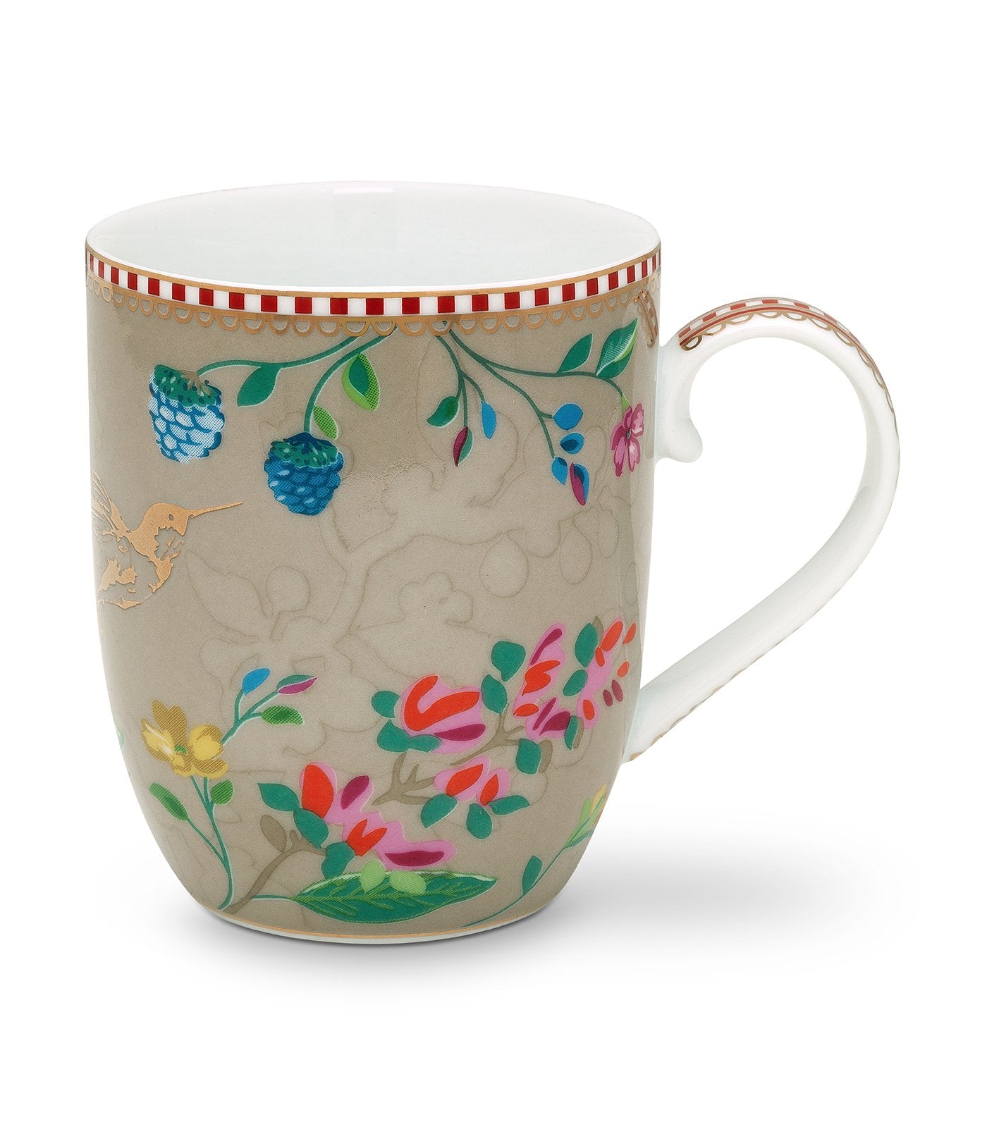 pip studio hummingbirds khaki small mug