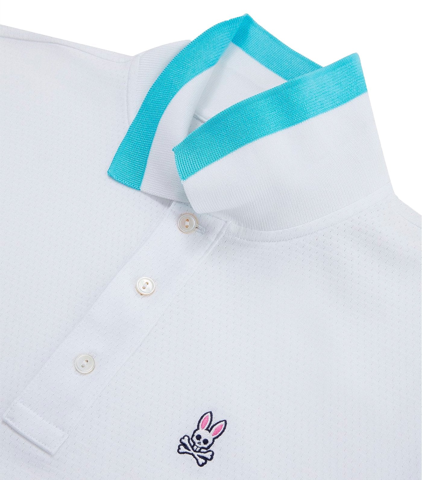 psycho bunny alderley sport polo shirt white