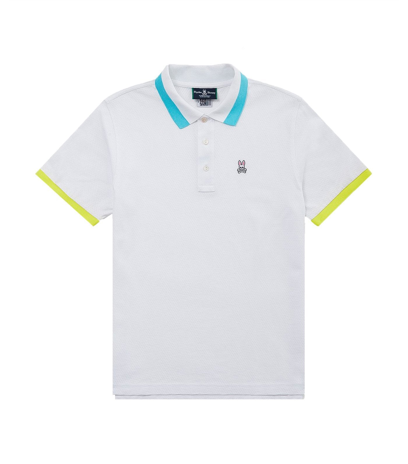 psycho bunny alderley sport polo shirt white