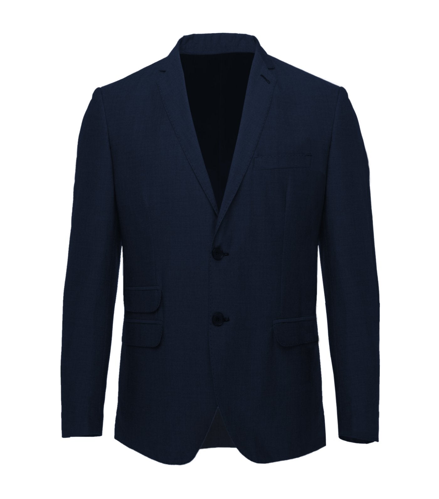 ricardo preto fortunato navy birdseye blazer