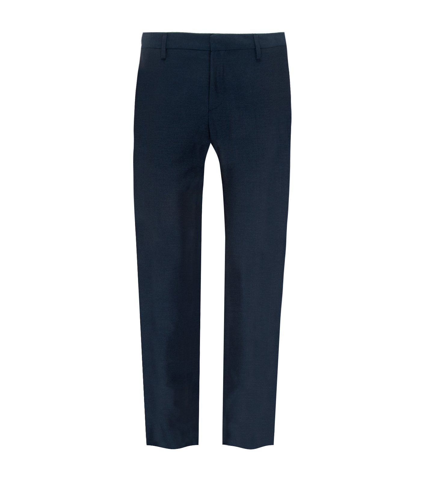 ricardo preto cato navy birdseye flat-front pants