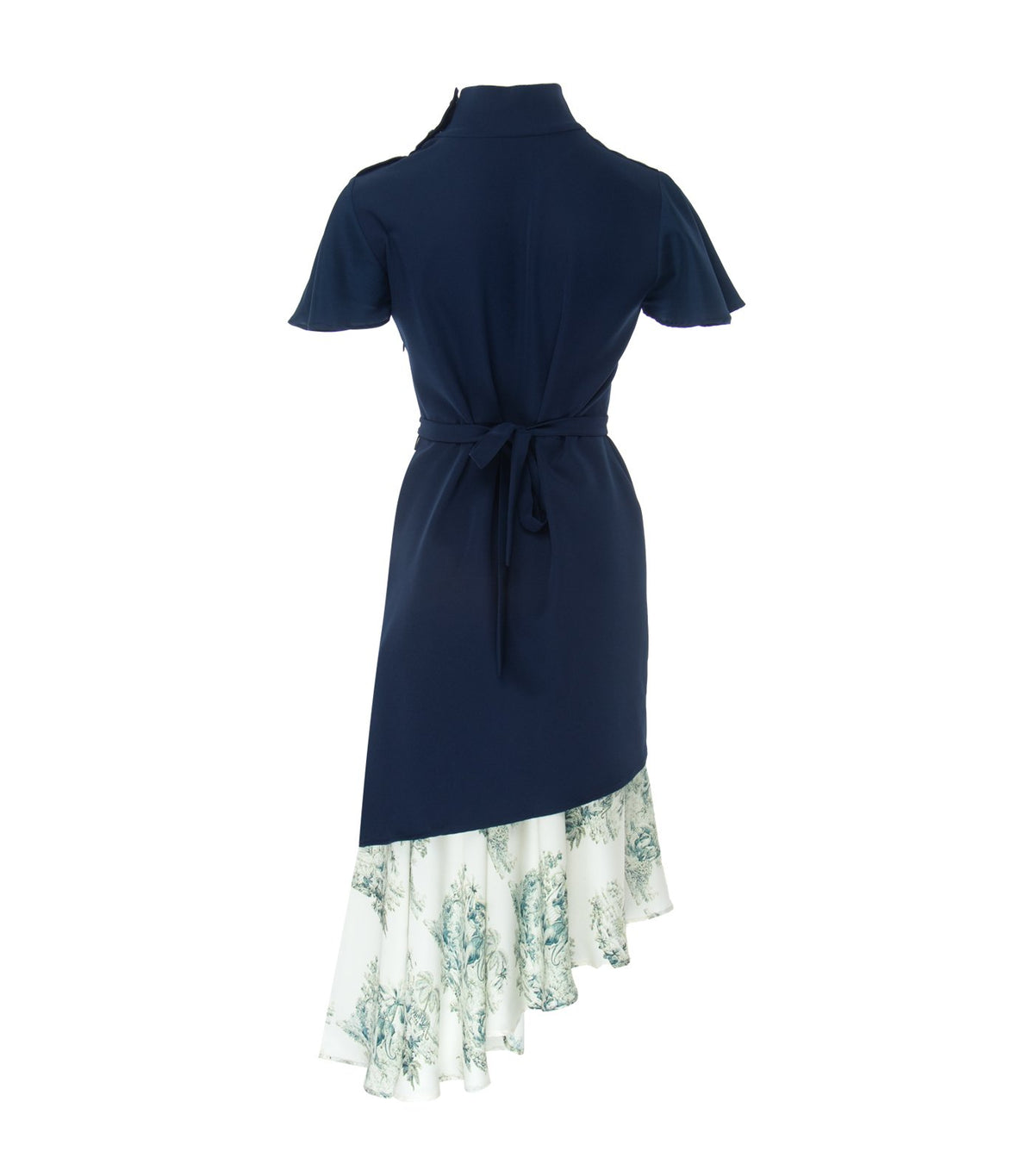 ricardo preto women orchid layered asymmetrical dress