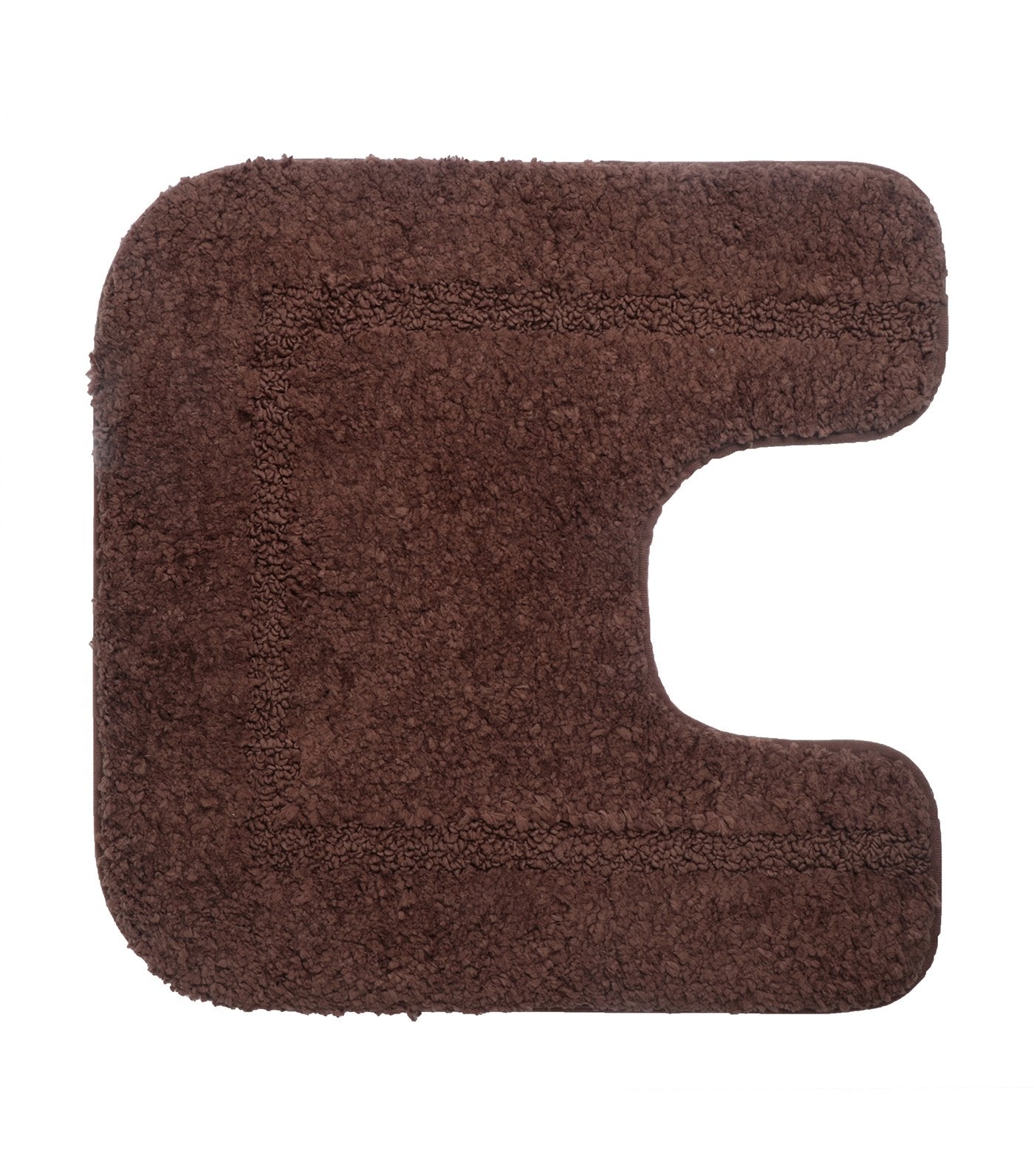 rustan's home brown bathroom rug set bath mat contour & toilet lid cover