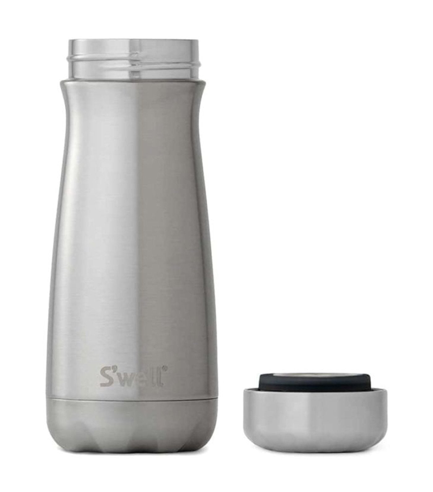swell 16oz traveler silver lining