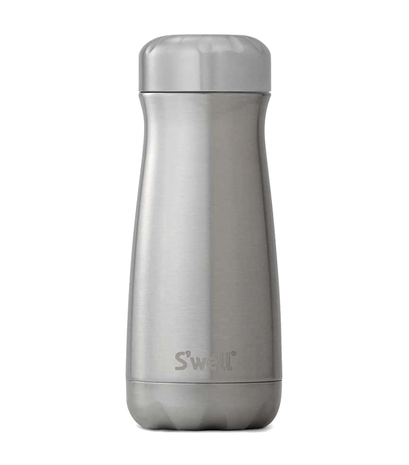swell 16oz traveler silver lining