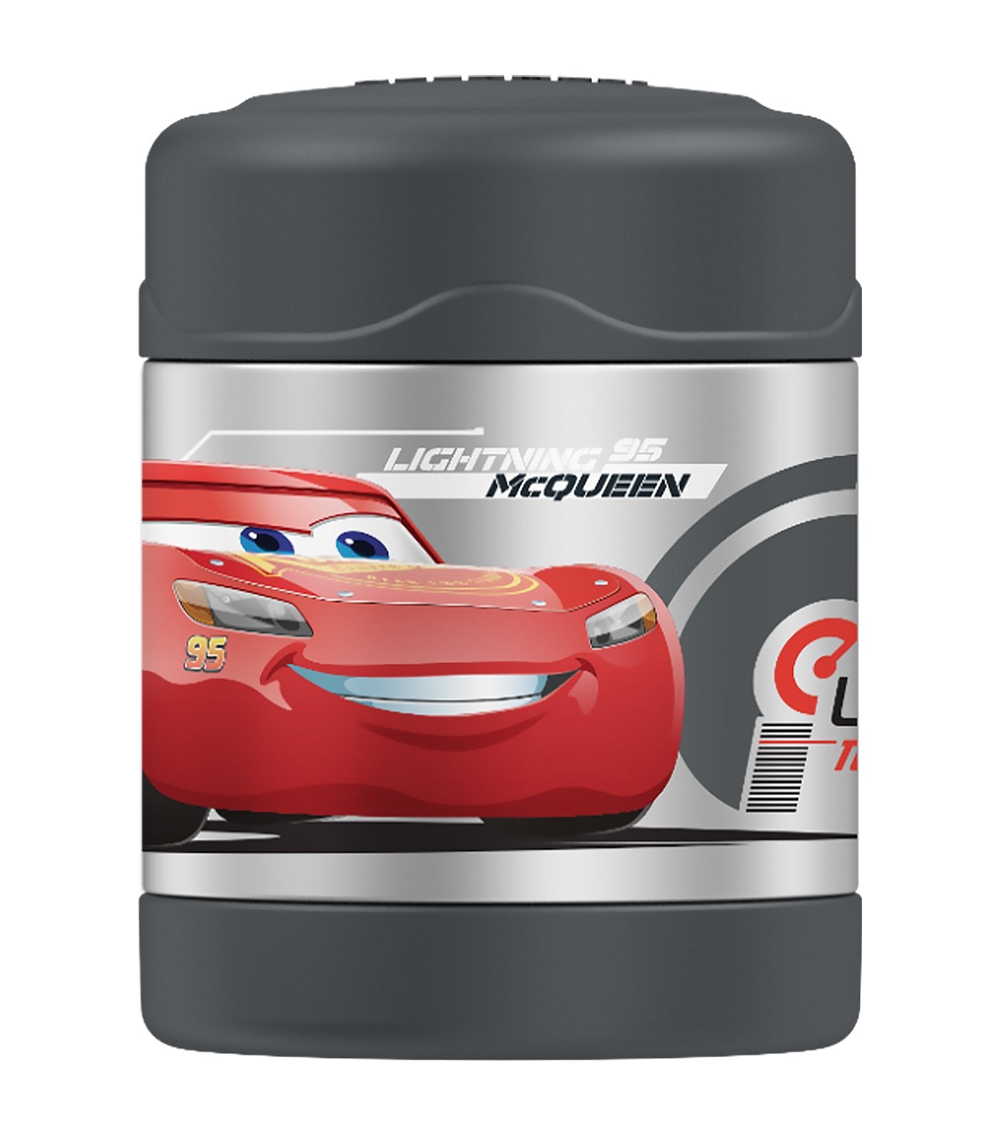 thermos disney pixar cars food jar silver
