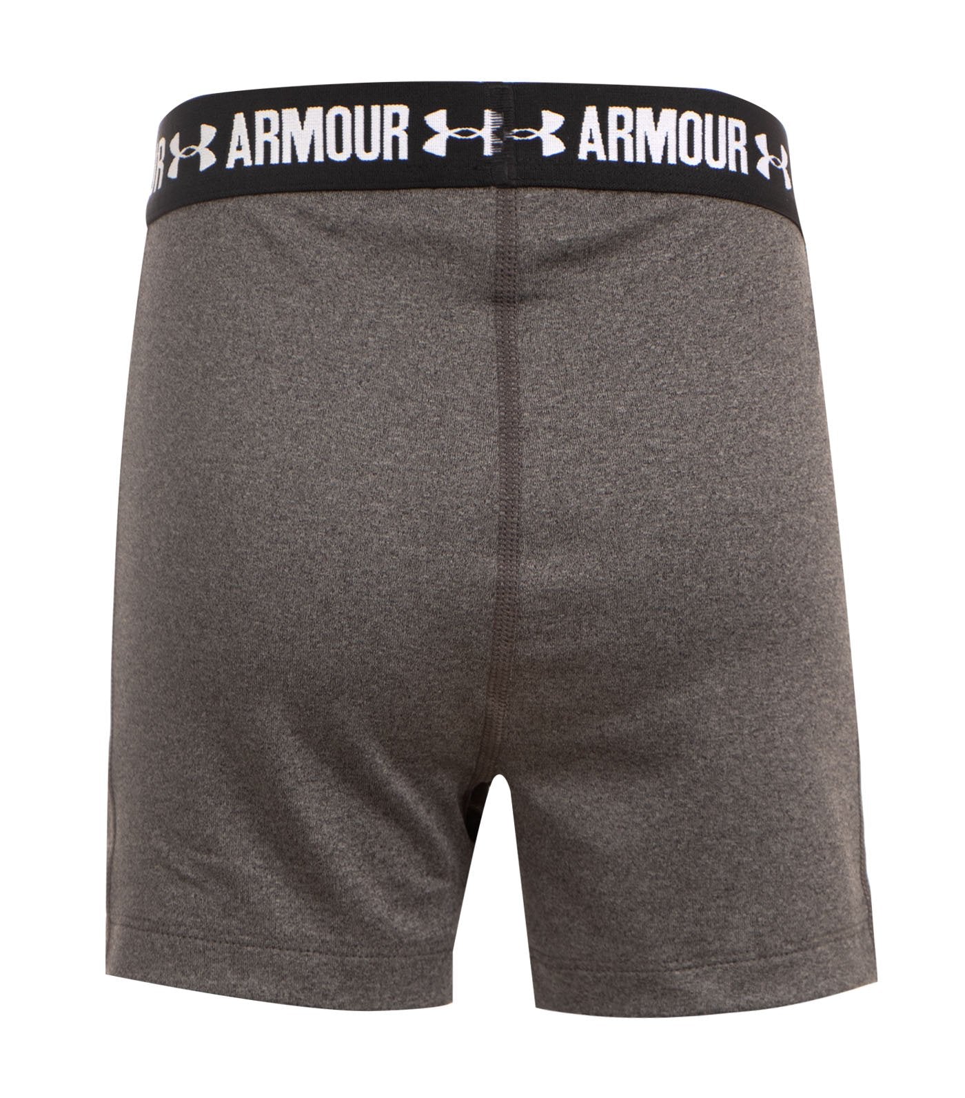under armour carbon heather black and white girls heatgear shorty
