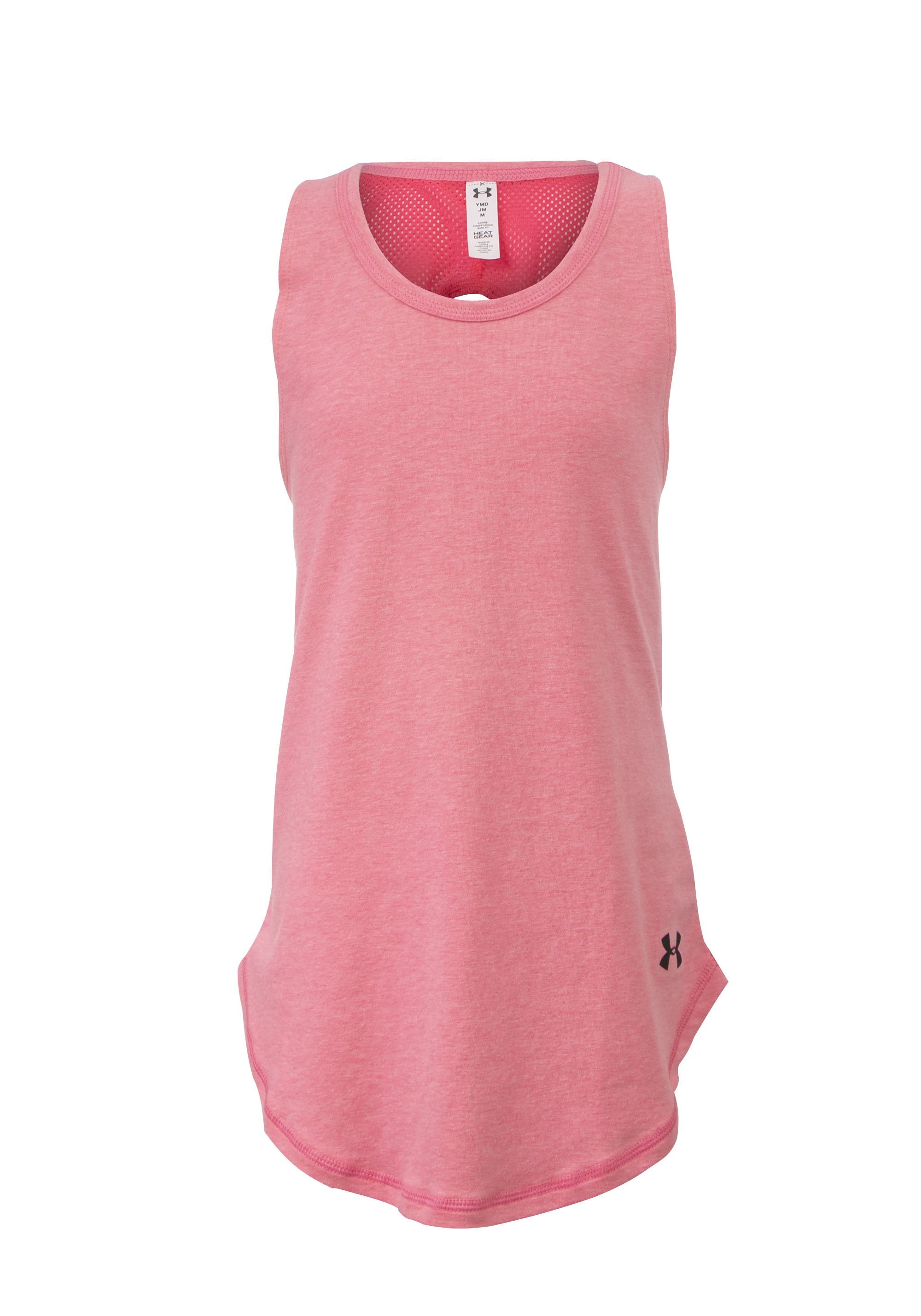 under armour pink girls strappy tank