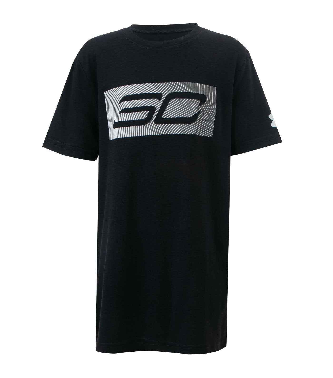 under armour black boys sc logo t-shirt