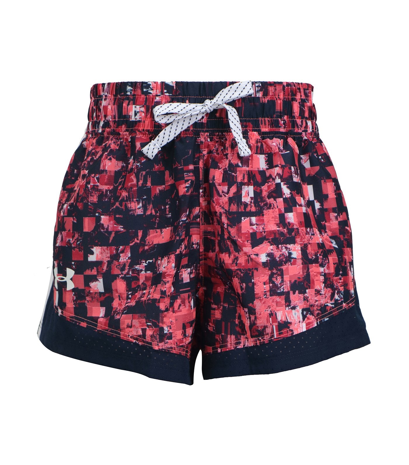 under armour pink girls novelty running shorts
