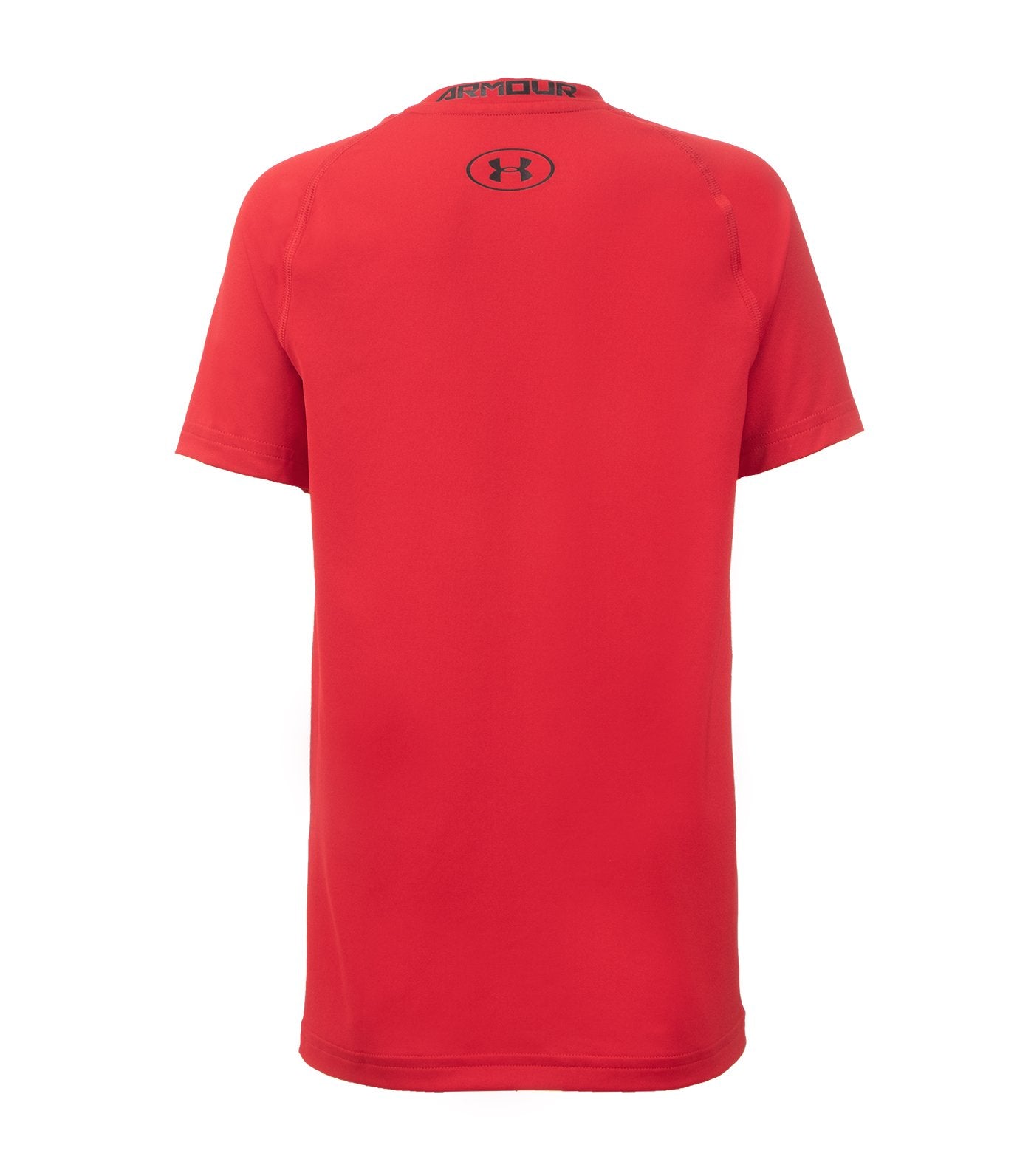 under armour red boys armour training t-shirt