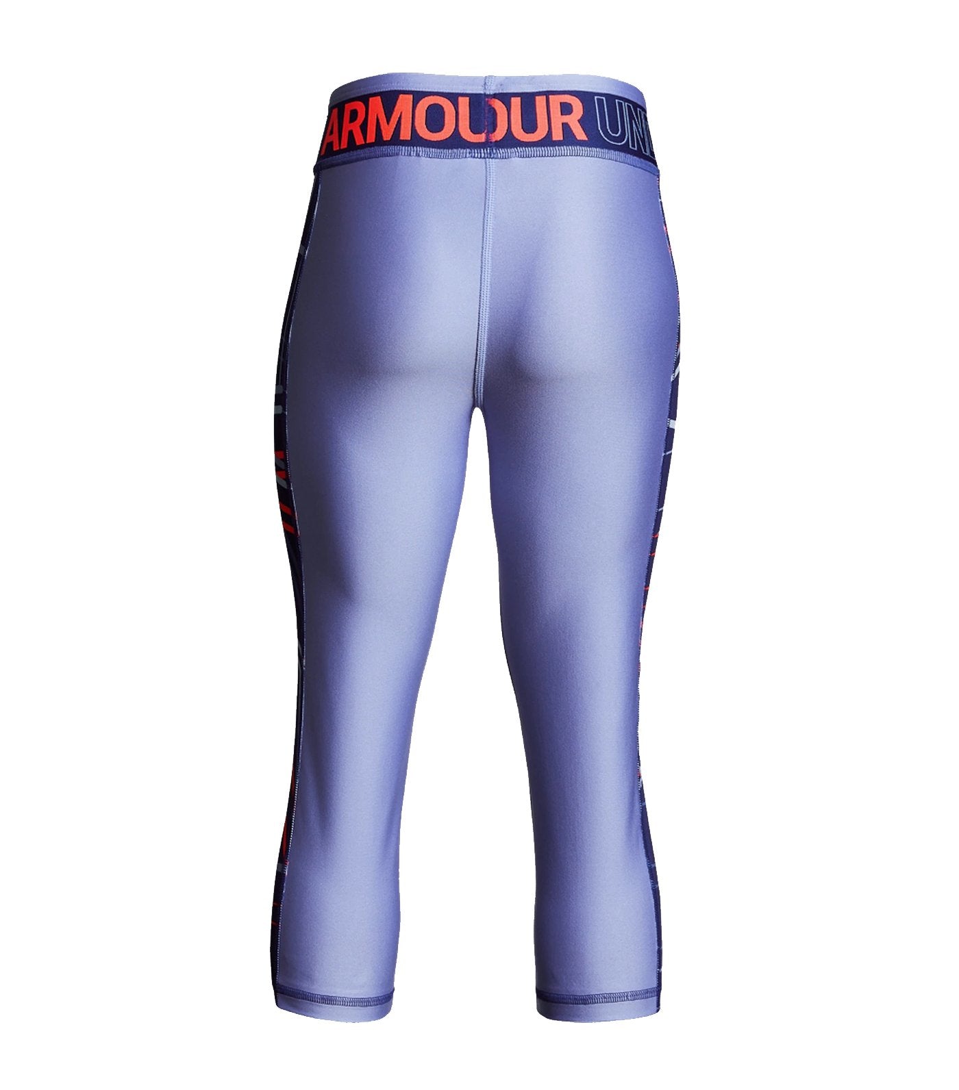 under armour blue girls heatgear capri