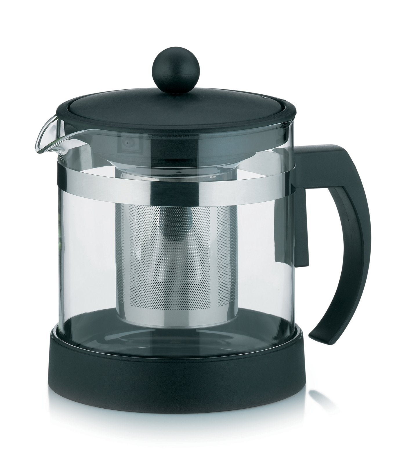 kela auron black teapot