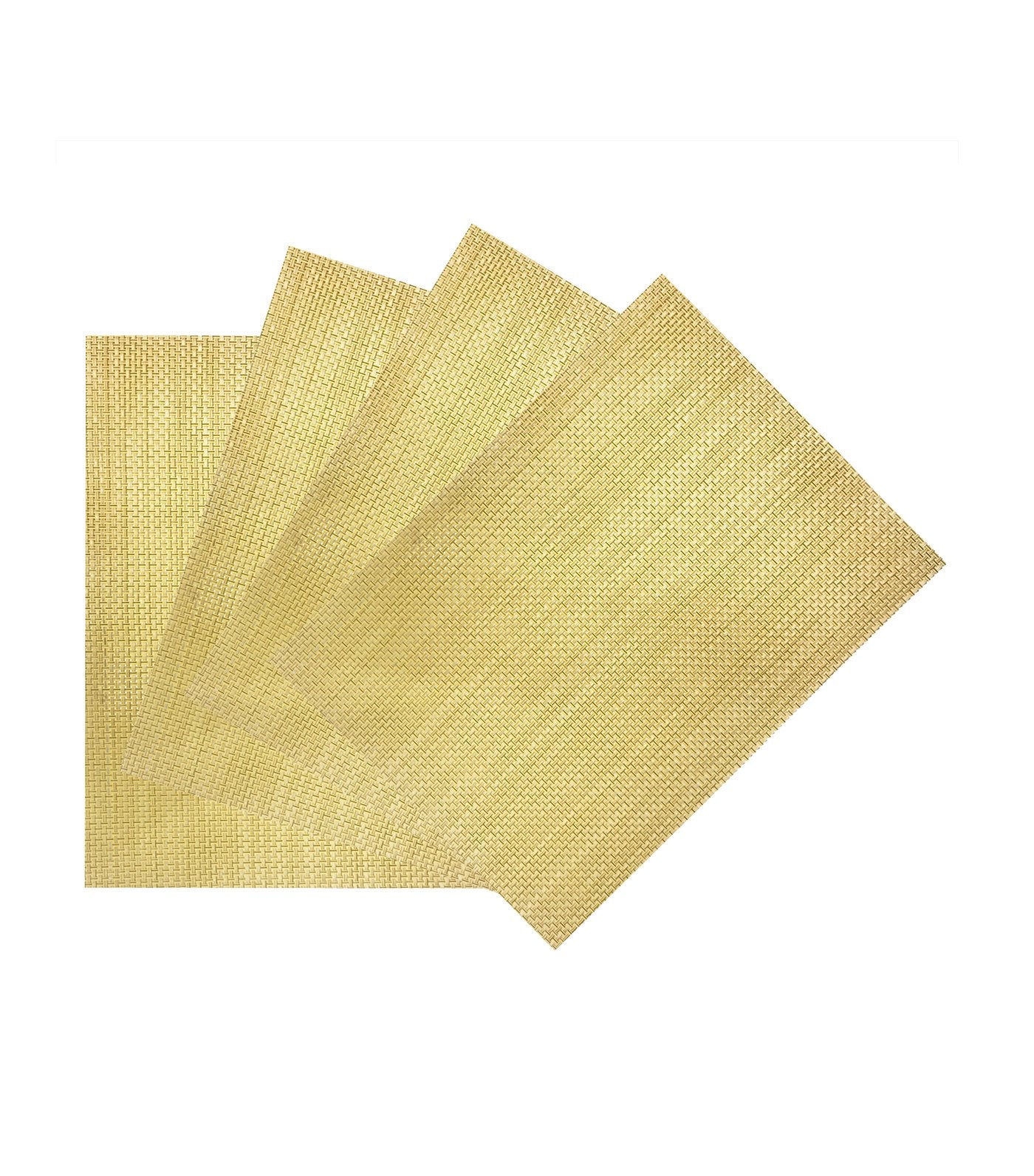 benson mills yellow longport place mat set of 4 (13"x18")