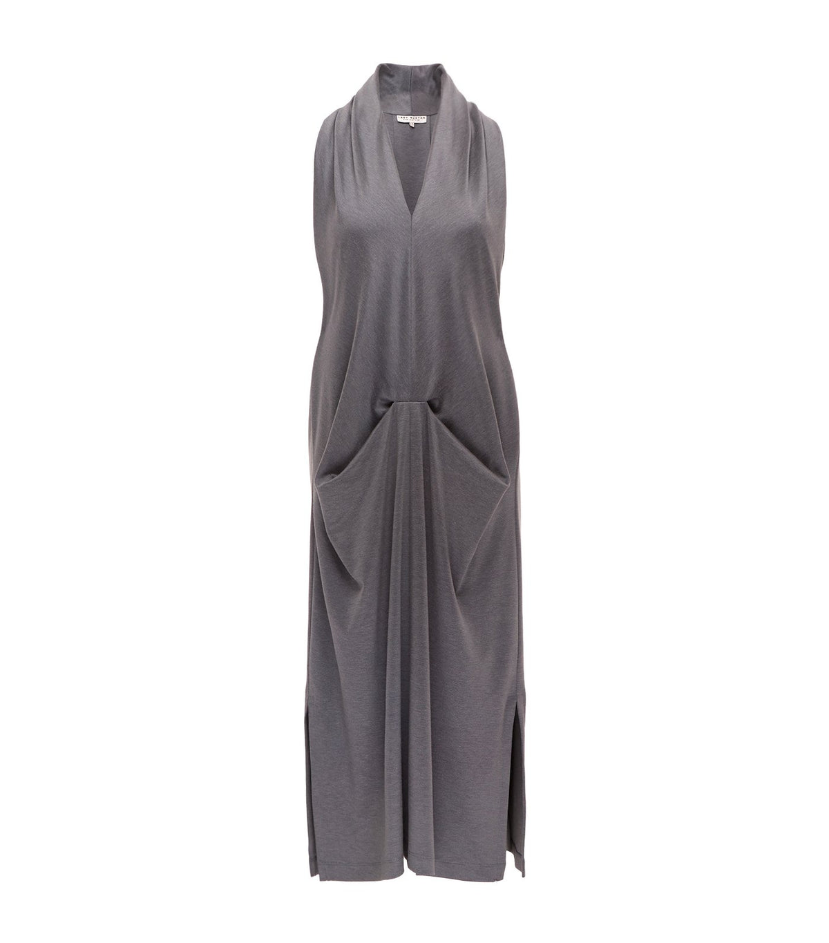 lady rustan krizia sleeveless midi dress