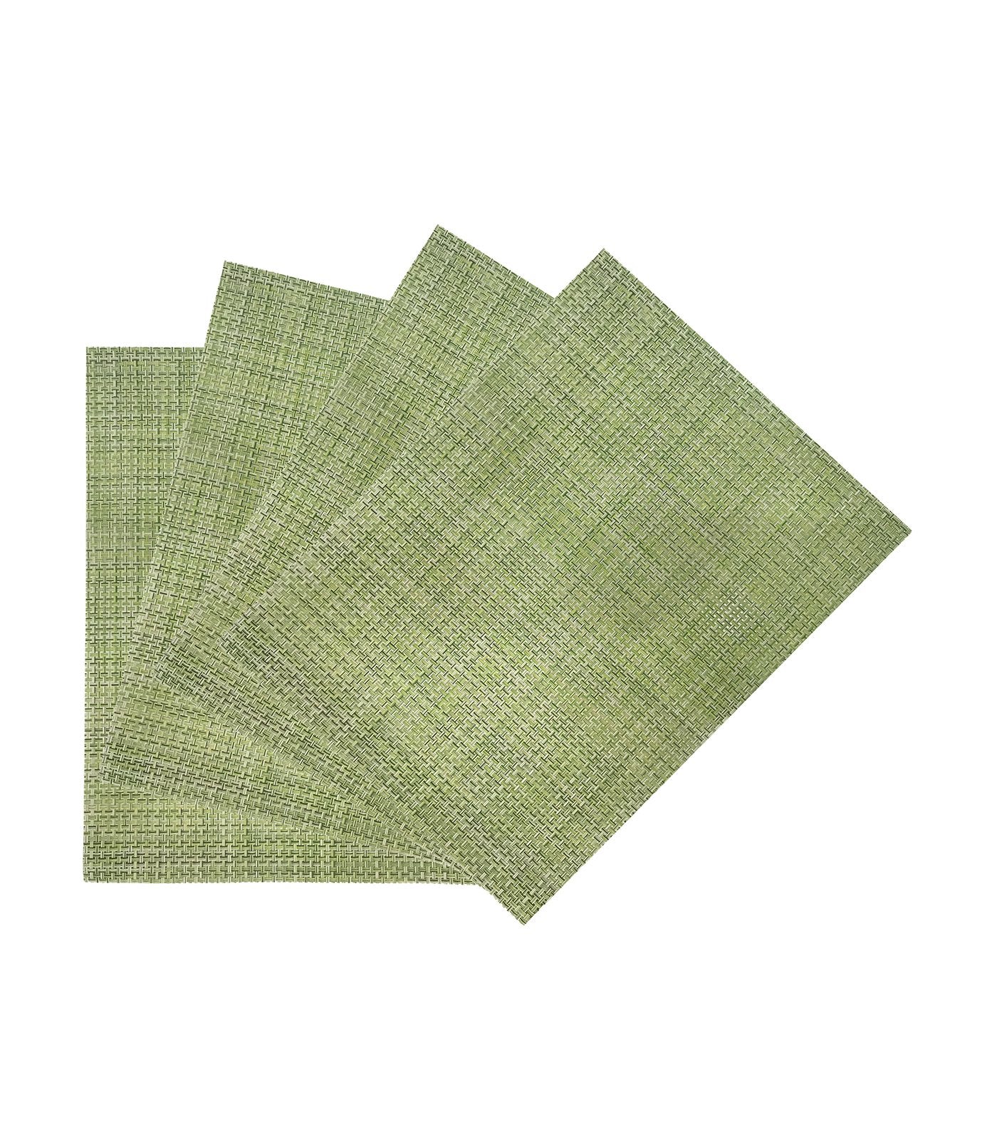benson mills lima longport woven vinyl set of 4 (13"x18")