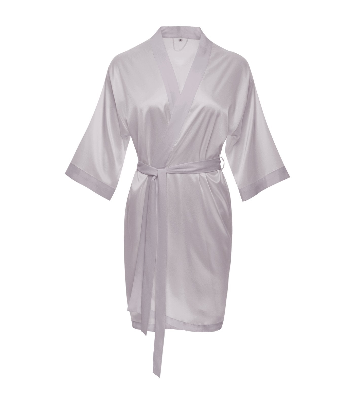 luna loungewear & sleepwear ann marie robe lingerie set gray