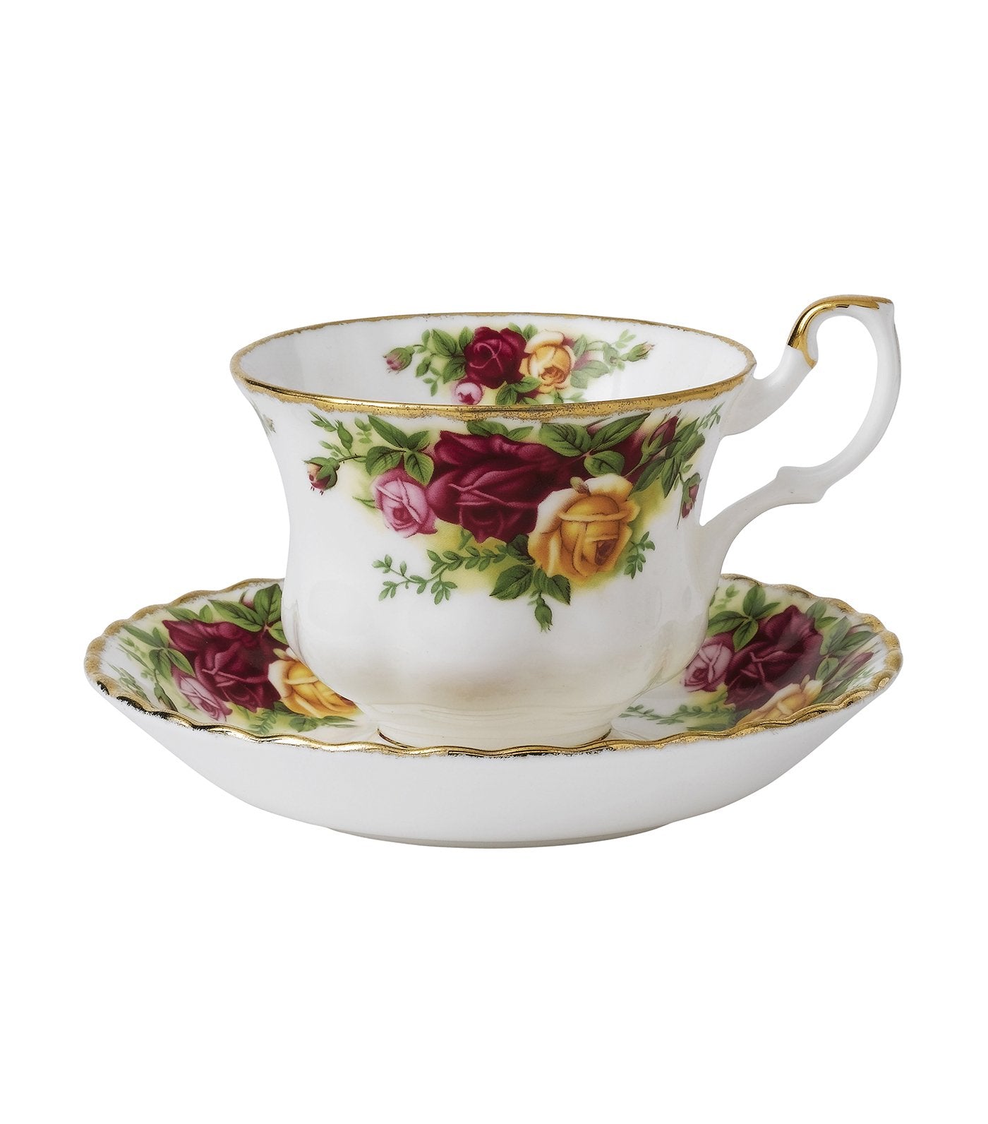 royal albert old country roses teacup & saucer 