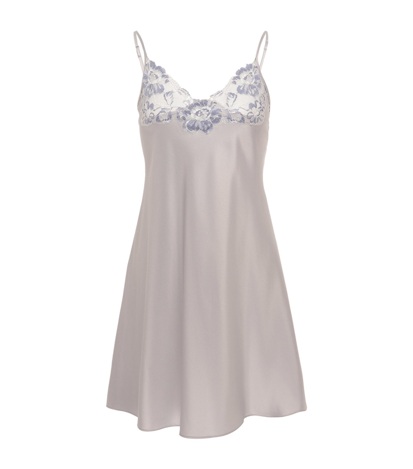 luna loungewear & sleepwear ann marie robe lingerie set gray