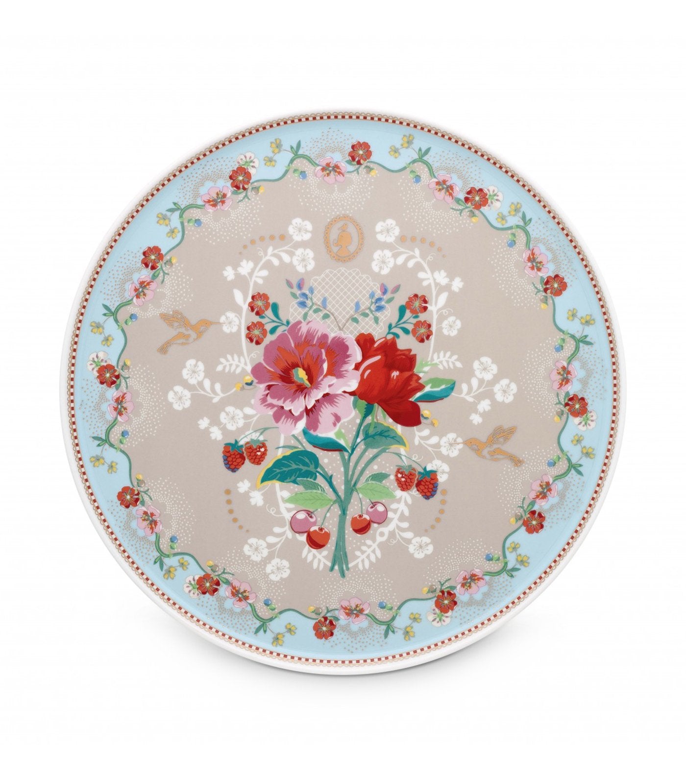 pip studio rose khaki cake tray (30.5 cm)