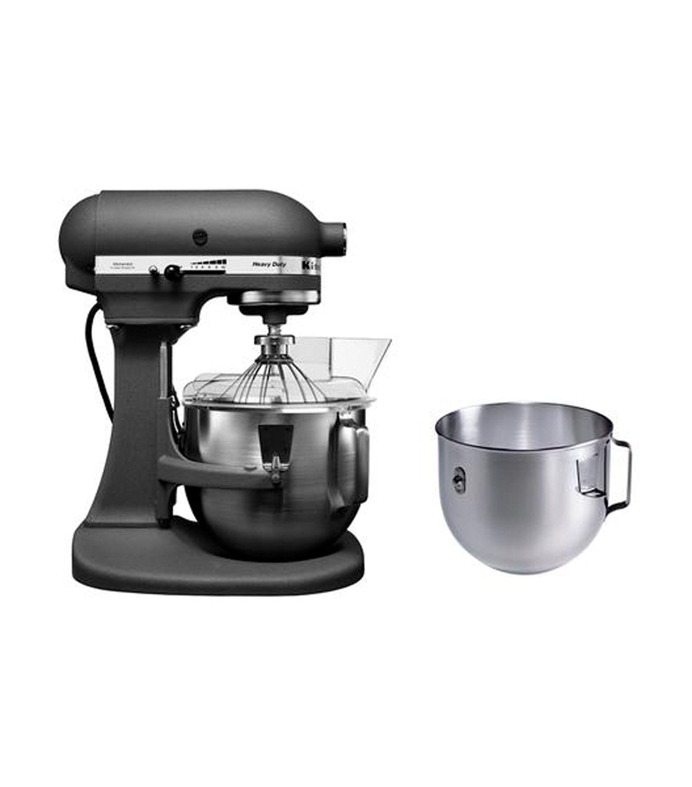  kitchenaid 5QT heavy duty mixer with extra bowl grey 