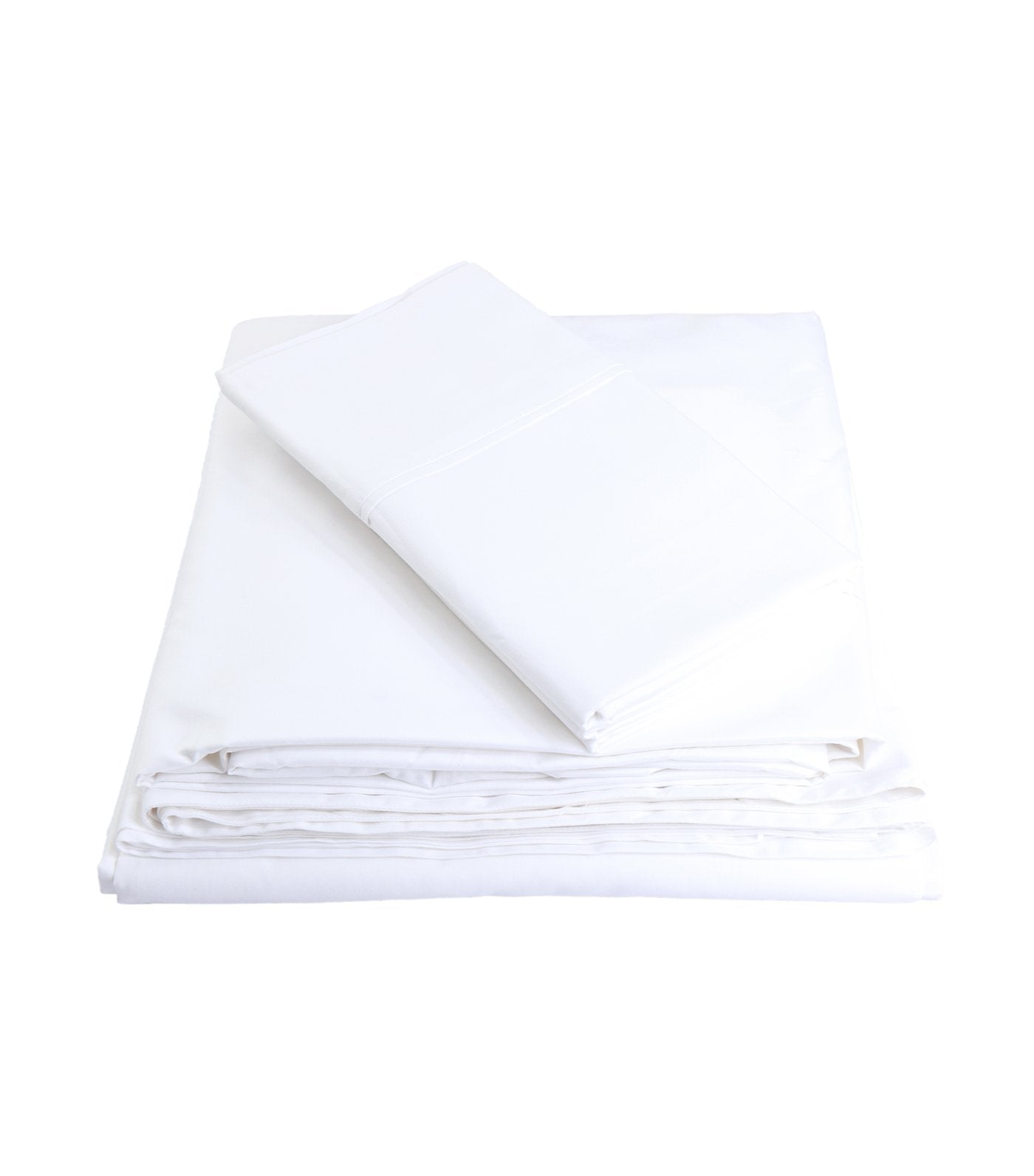 rustans home white sheet set full with 300 thread count