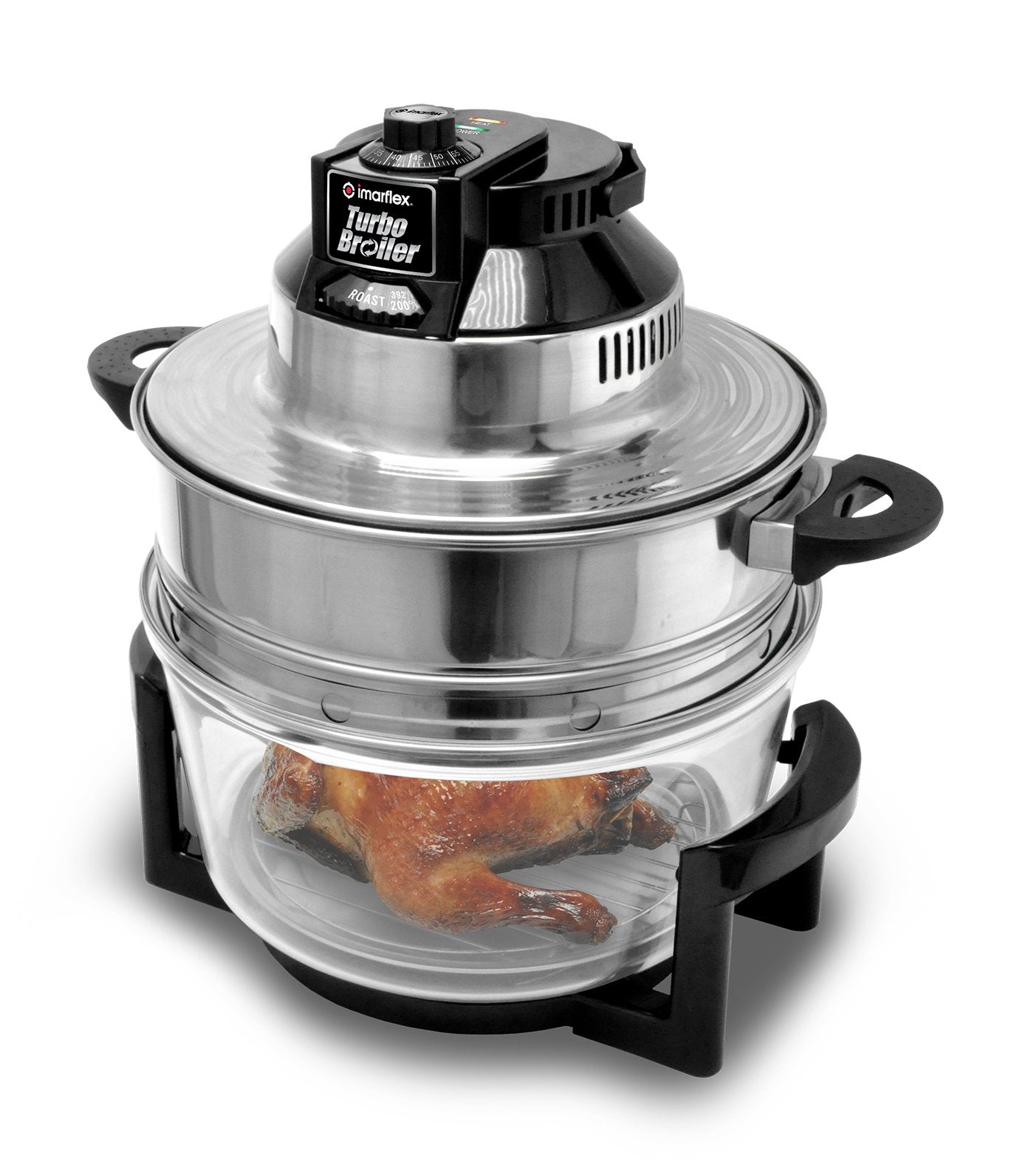 imarflex turbo broiler with tempered glass pot