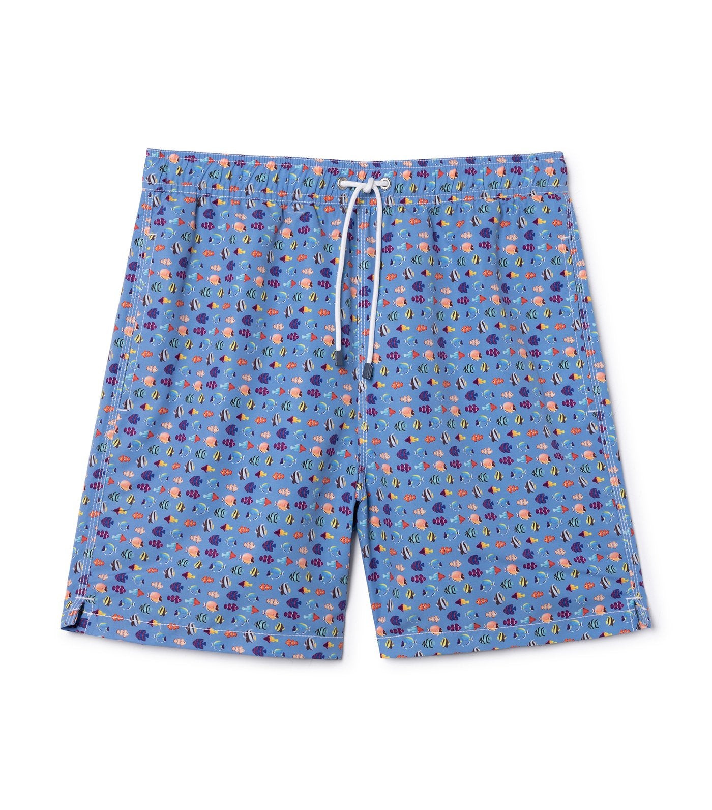 hackett geo fish print swim shorts