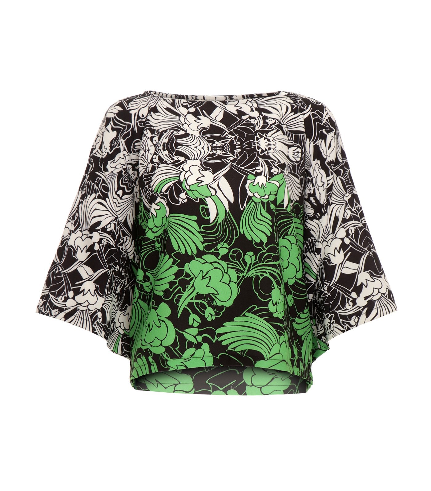 criselda jocel loose angel sleeve top printed