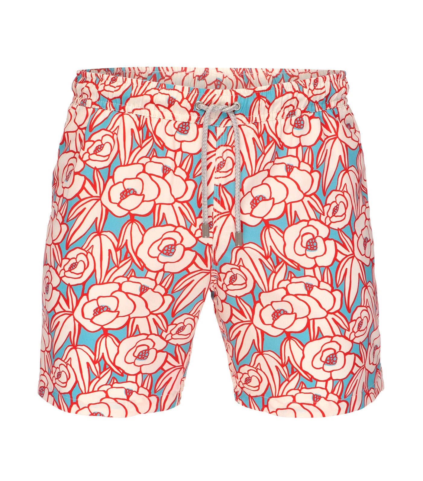 bluemint arthus swim shorts blue paradise print