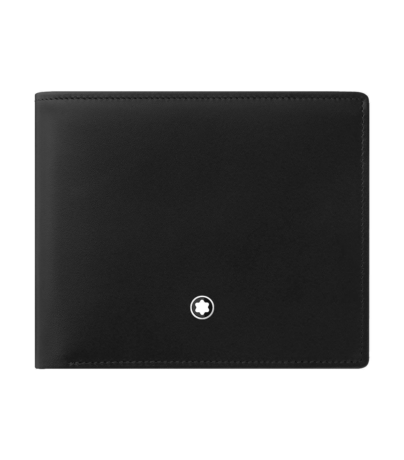 Meisterstück Wallet 6cc with 2 View Pockets Black