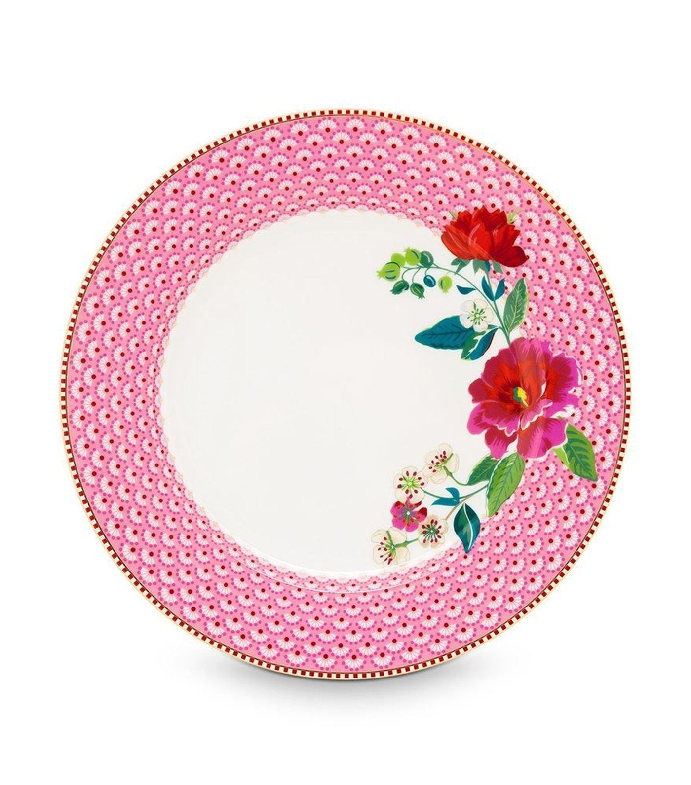pip studio rose pink plate - 26.5 cm 