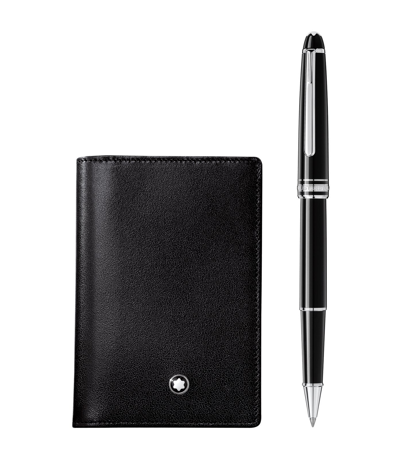 StarWalker Midnight Black Fineliner and Extreme Business Card Holder Set