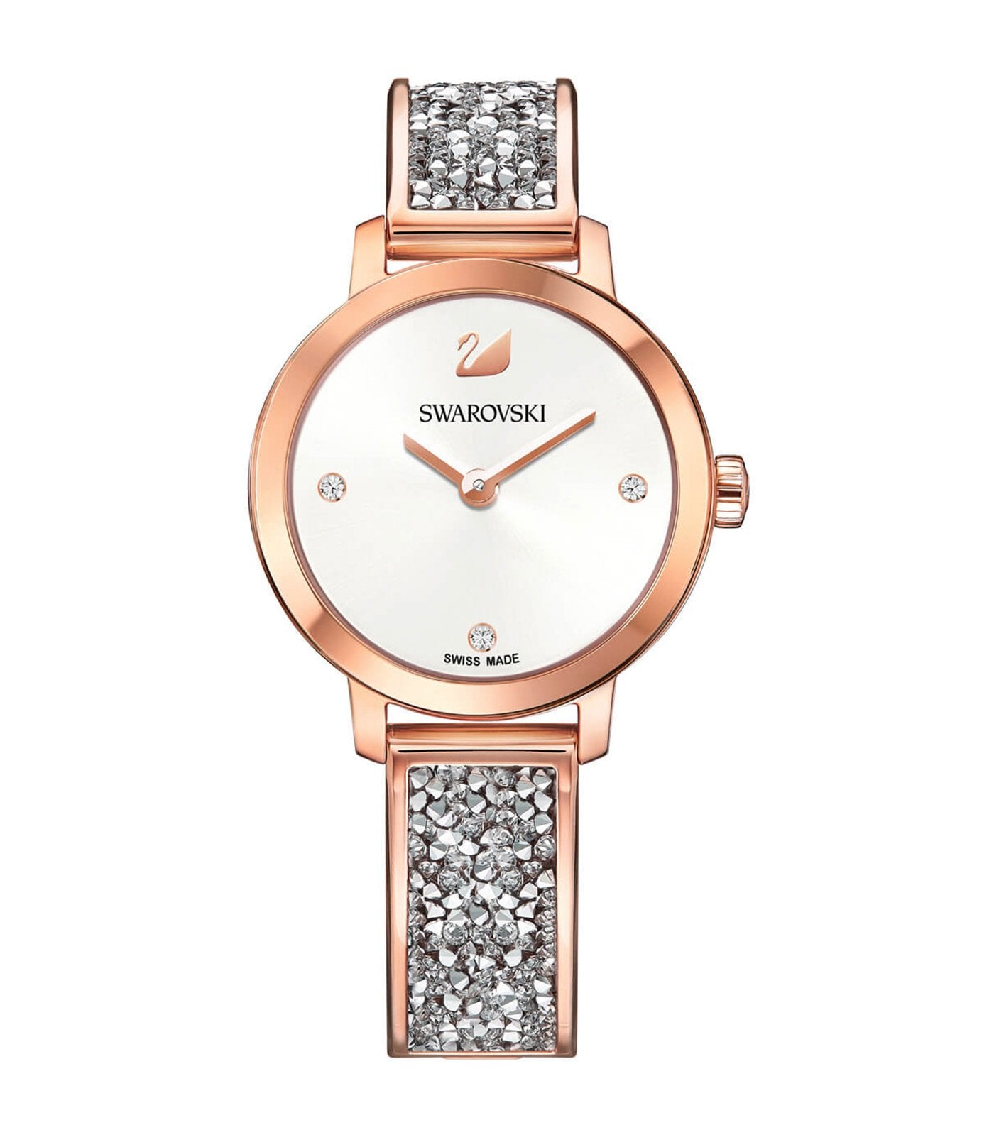 swarovski cosmic rock white watch