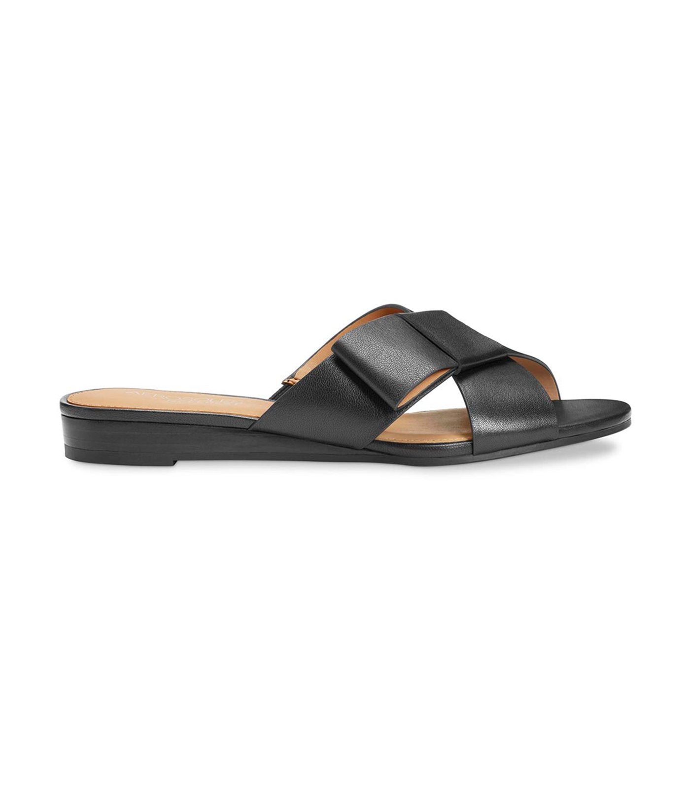 aerosoles orbit slide sandals black