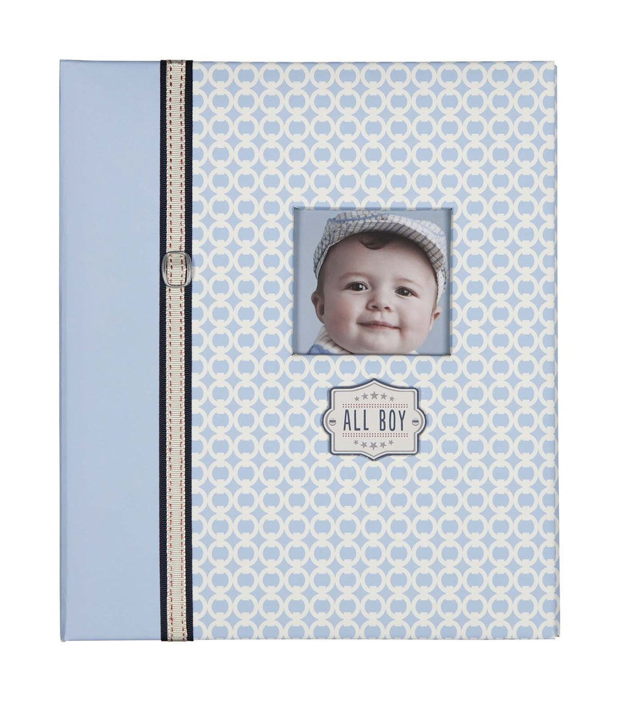 c.r. gibson loose leaf memory book - all boy