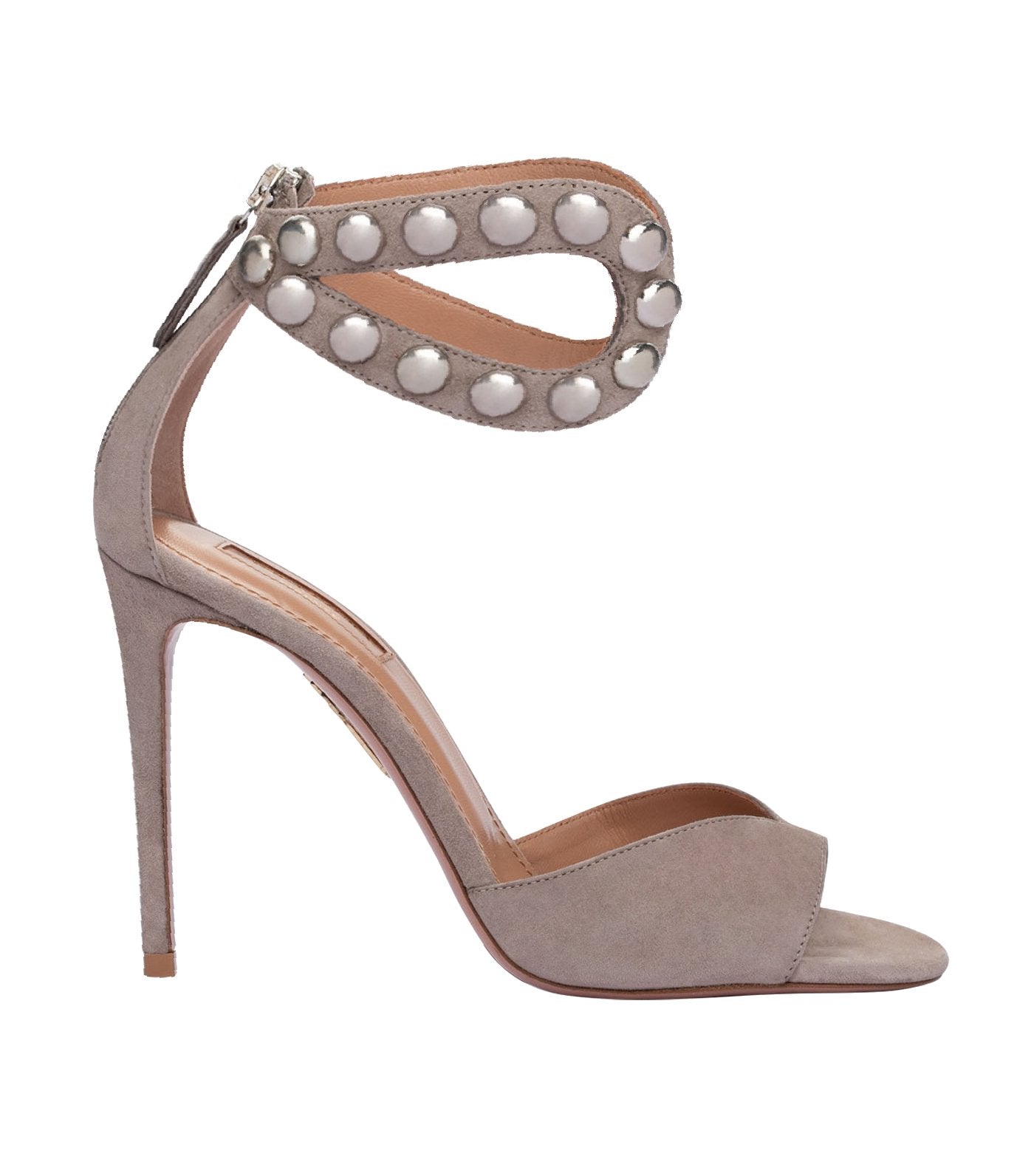 aquazzura dj sandal 105 gray