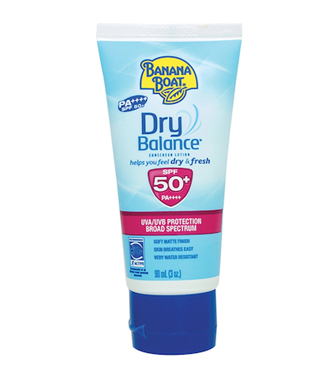 banana boat dry sunscreen lotion spf 50