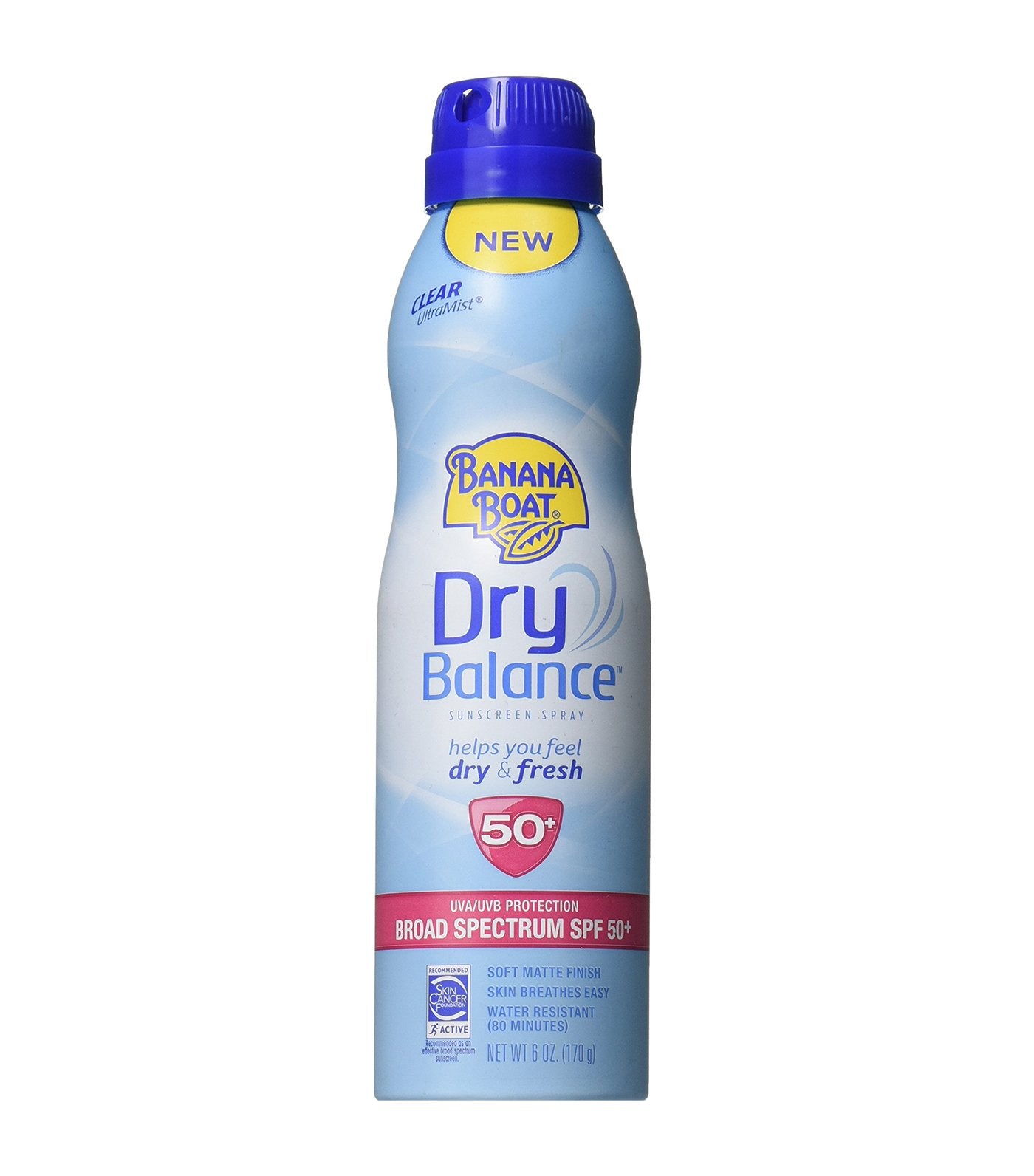 banana boat dry balance sunscreen spray