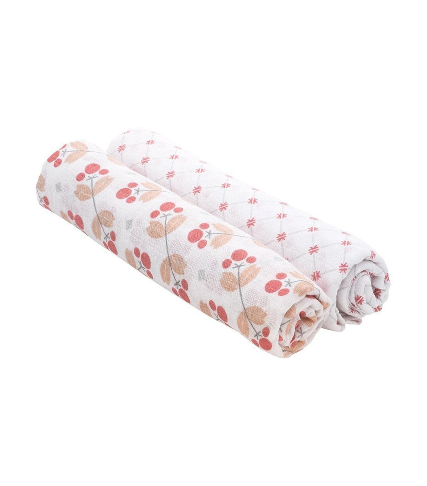 bebe au lait swaddle blankets set of 2 dewberry and lattice