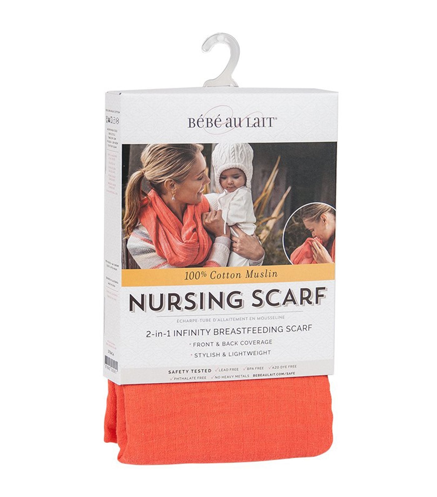 bebe au lait muslin nursing scarf sahara