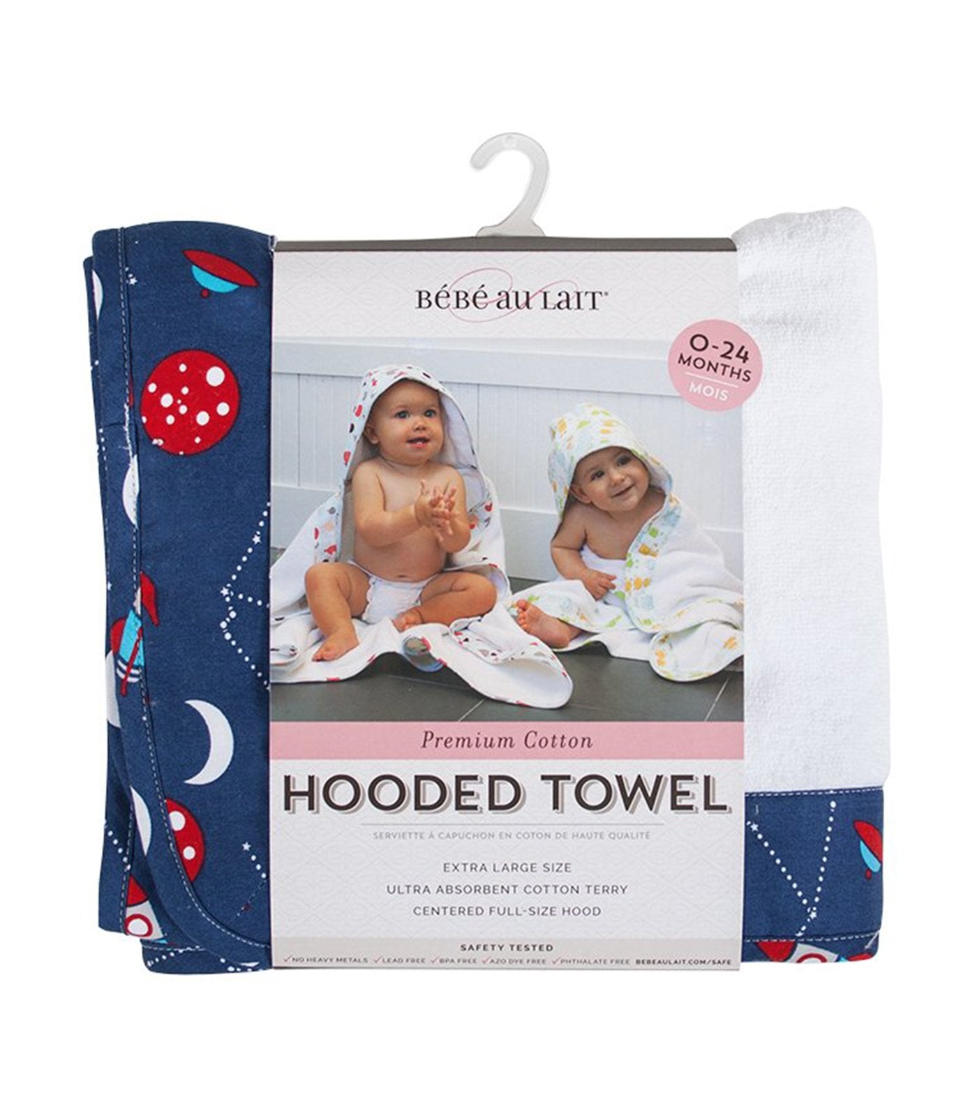 bebe au lait hooded towel boy apollo