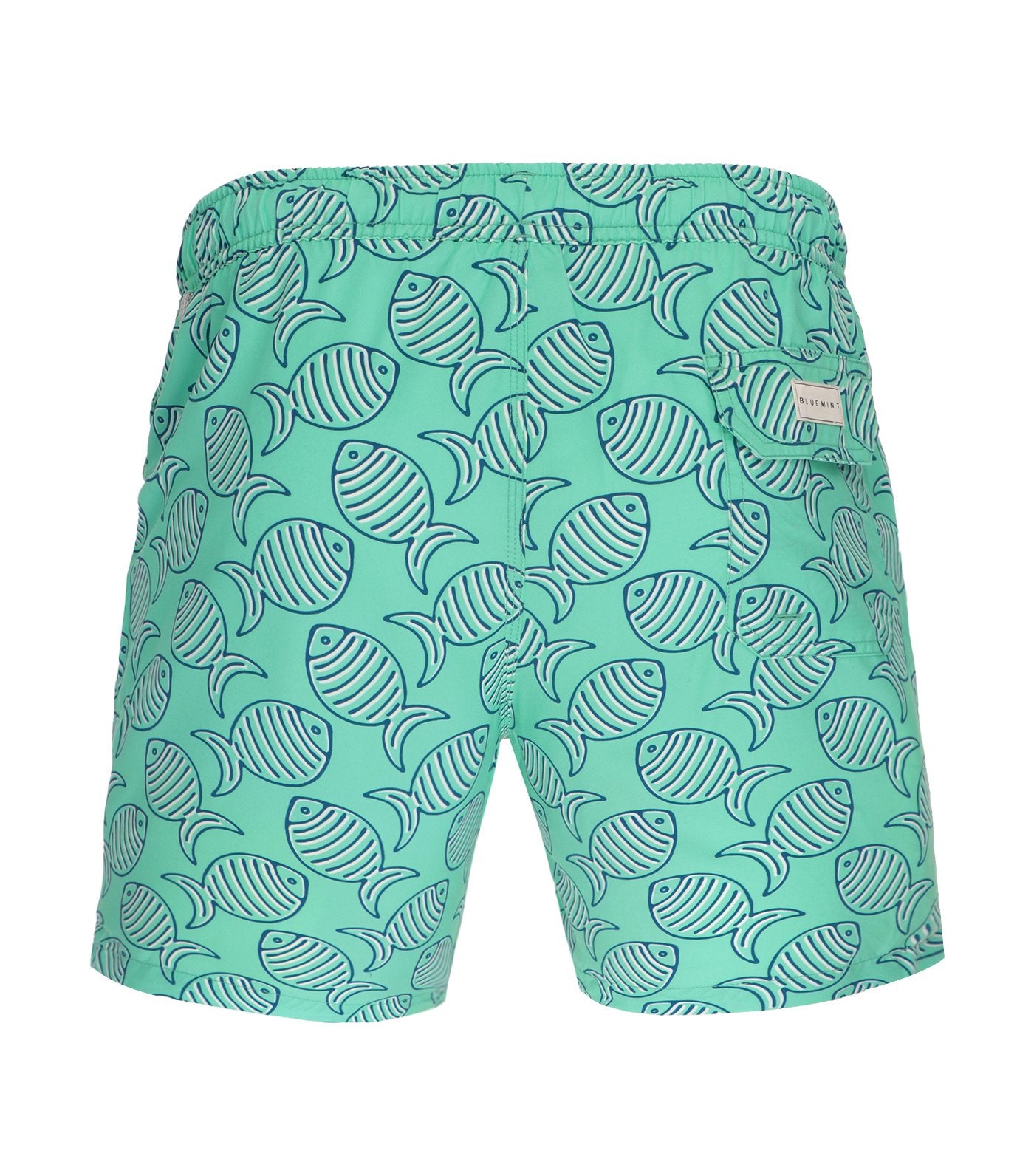 bluemint arthus swim shorts cascade fishy print