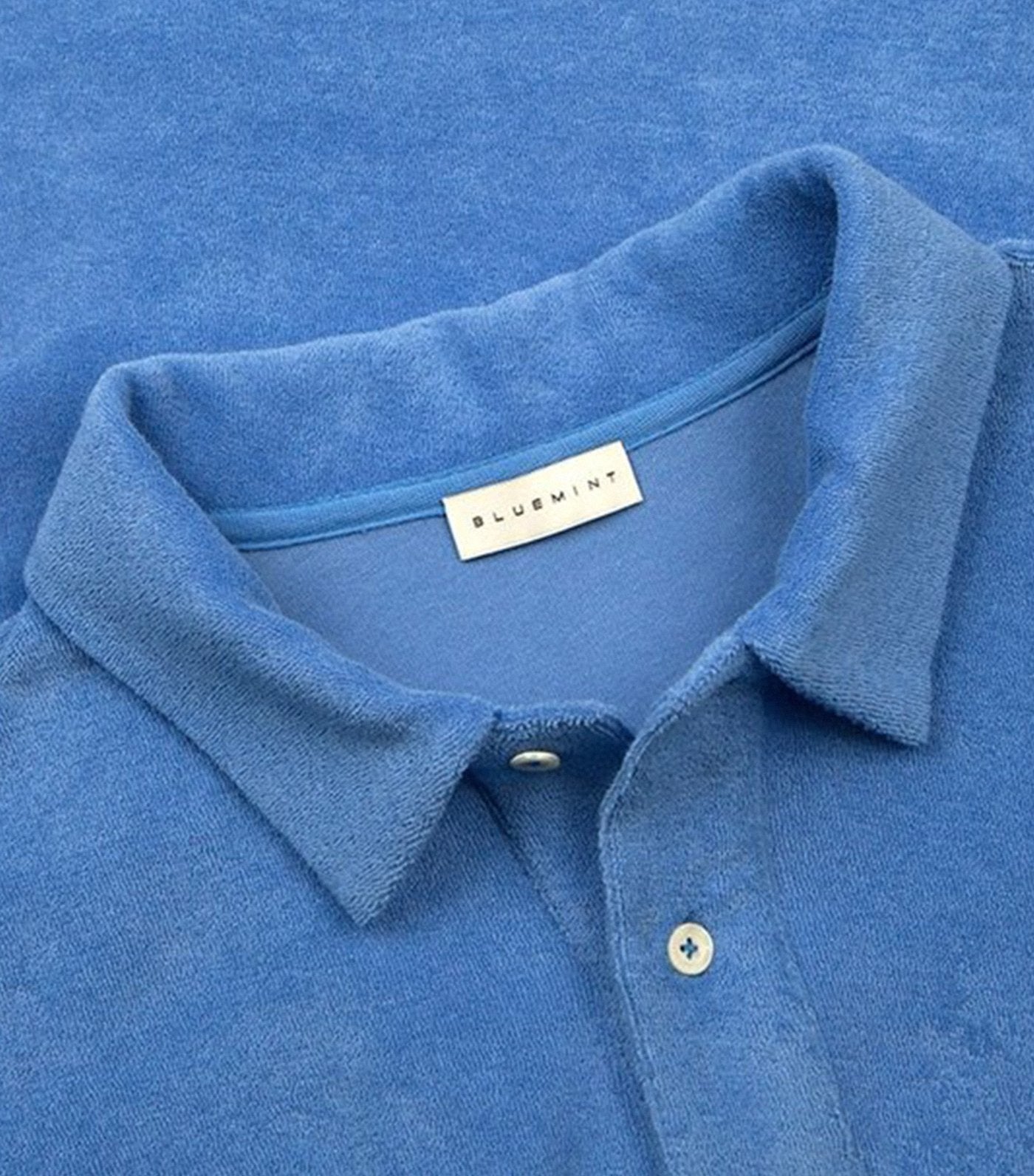 Yam Terry Polo Shirt - Provence Blue